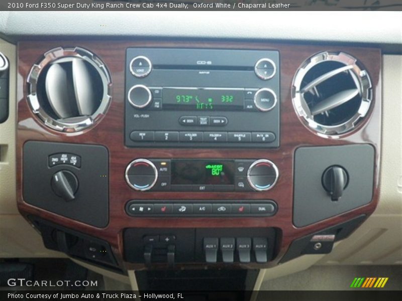Oxford White / Chaparral Leather 2010 Ford F350 Super Duty King Ranch Crew Cab 4x4 Dually
