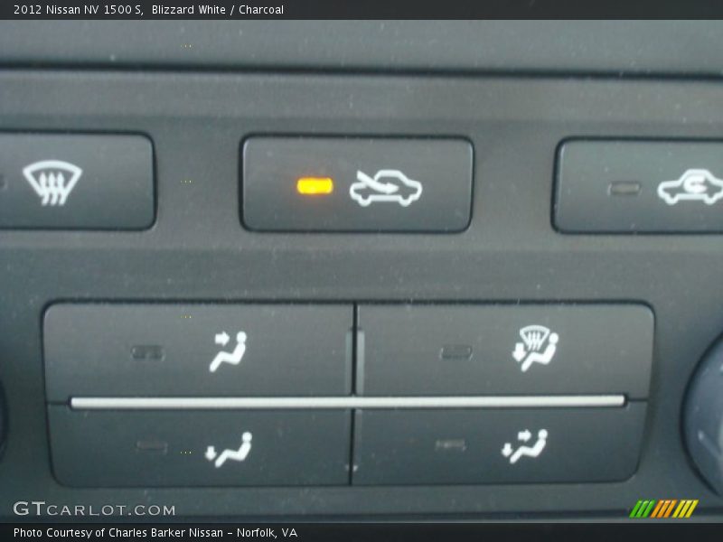 Blizzard White / Charcoal 2012 Nissan NV 1500 S