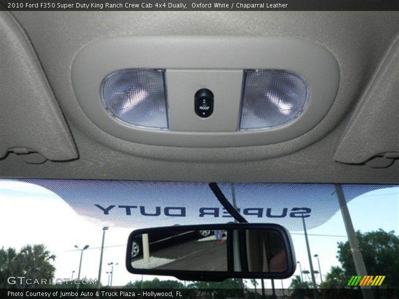 Oxford White / Chaparral Leather 2010 Ford F350 Super Duty King Ranch Crew Cab 4x4 Dually