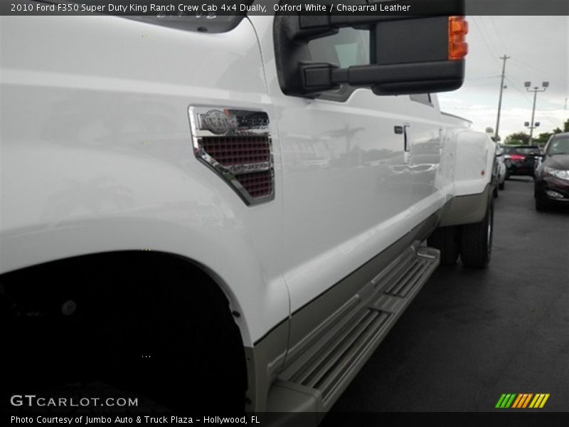 Oxford White / Chaparral Leather 2010 Ford F350 Super Duty King Ranch Crew Cab 4x4 Dually