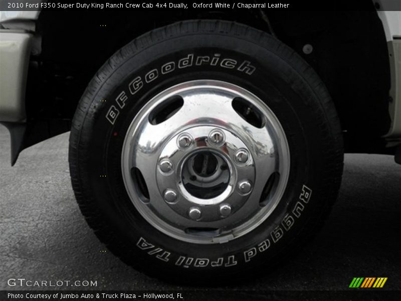 Oxford White / Chaparral Leather 2010 Ford F350 Super Duty King Ranch Crew Cab 4x4 Dually