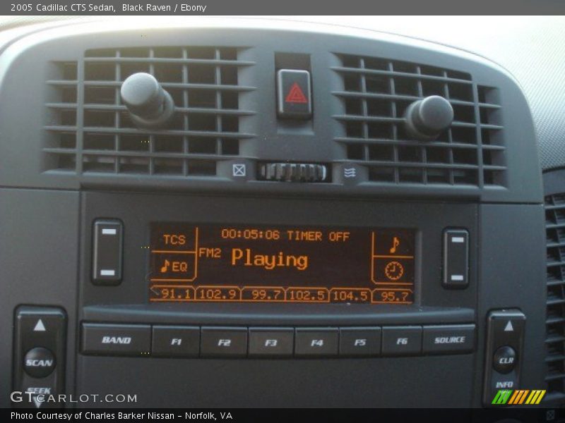 Black Raven / Ebony 2005 Cadillac CTS Sedan