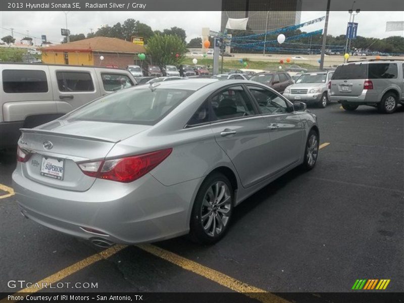 Radiant Silver / Gray 2013 Hyundai Sonata SE