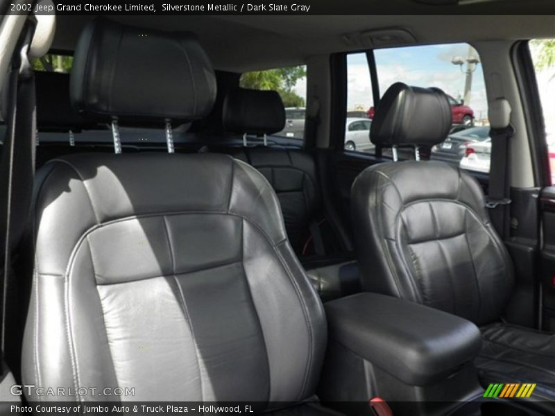 Silverstone Metallic / Dark Slate Gray 2002 Jeep Grand Cherokee Limited