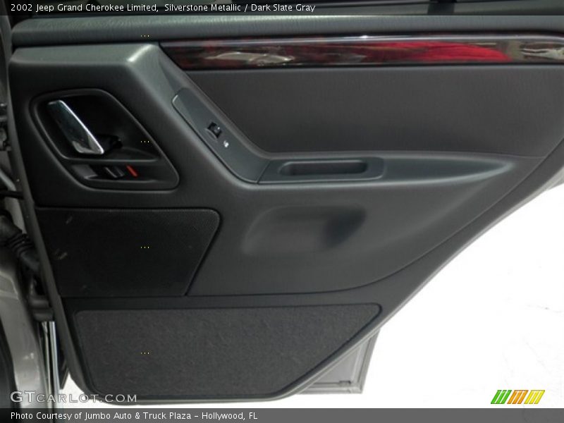 Silverstone Metallic / Dark Slate Gray 2002 Jeep Grand Cherokee Limited