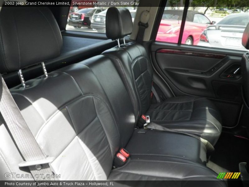 Silverstone Metallic / Dark Slate Gray 2002 Jeep Grand Cherokee Limited