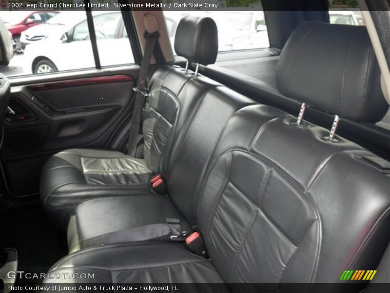 Silverstone Metallic / Dark Slate Gray 2002 Jeep Grand Cherokee Limited
