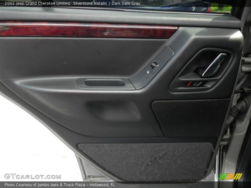 Silverstone Metallic / Dark Slate Gray 2002 Jeep Grand Cherokee Limited