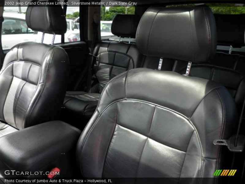 Silverstone Metallic / Dark Slate Gray 2002 Jeep Grand Cherokee Limited