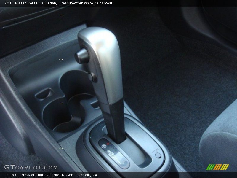 Fresh Powder White / Charcoal 2011 Nissan Versa 1.6 Sedan