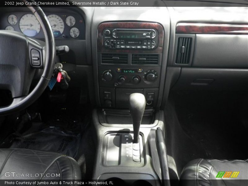 Silverstone Metallic / Dark Slate Gray 2002 Jeep Grand Cherokee Limited