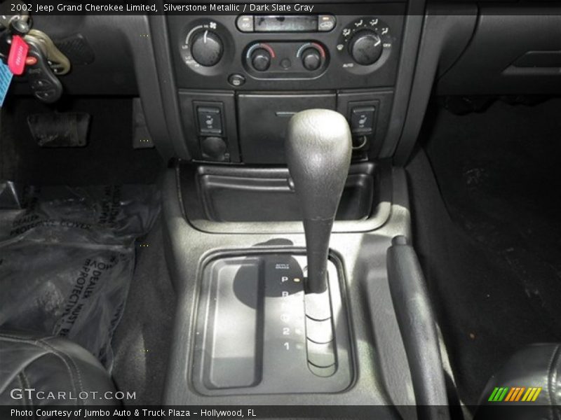 Silverstone Metallic / Dark Slate Gray 2002 Jeep Grand Cherokee Limited