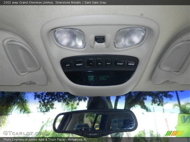 Silverstone Metallic / Dark Slate Gray 2002 Jeep Grand Cherokee Limited