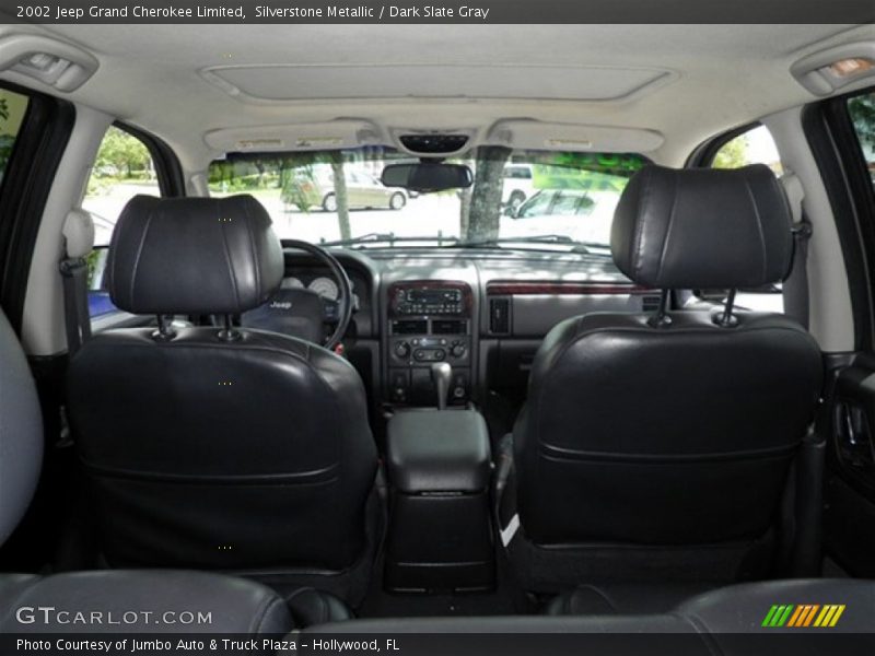 Silverstone Metallic / Dark Slate Gray 2002 Jeep Grand Cherokee Limited