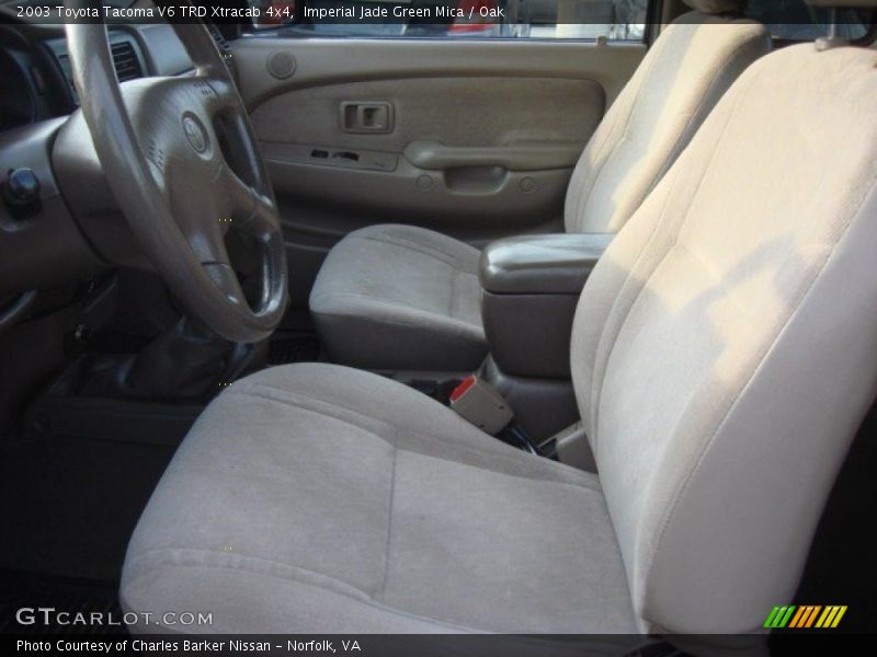 Imperial Jade Green Mica / Oak 2003 Toyota Tacoma V6 TRD Xtracab 4x4