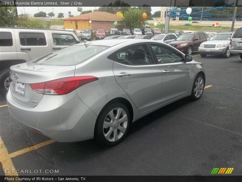 Silver / Gray 2013 Hyundai Elantra Limited