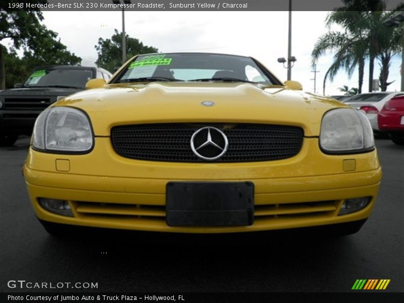 Sunburst Yellow / Charcoal 1998 Mercedes-Benz SLK 230 Kompressor Roadster