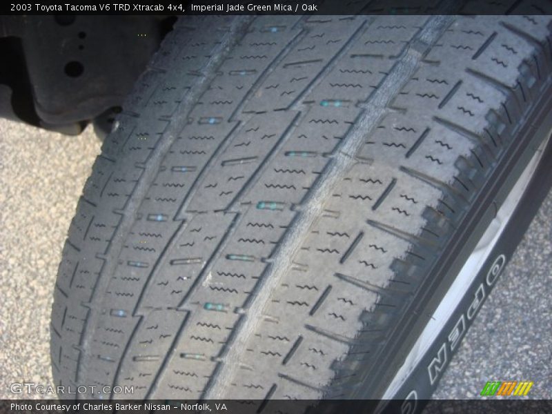 Imperial Jade Green Mica / Oak 2003 Toyota Tacoma V6 TRD Xtracab 4x4