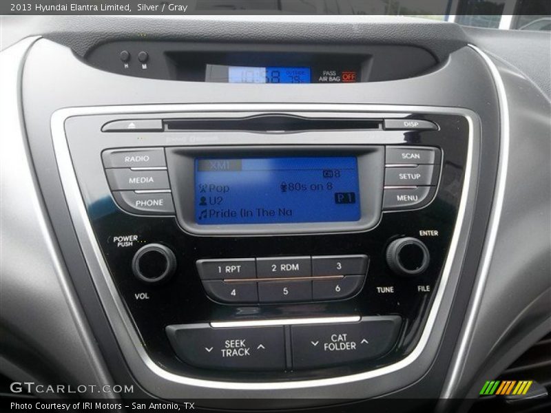 Silver / Gray 2013 Hyundai Elantra Limited