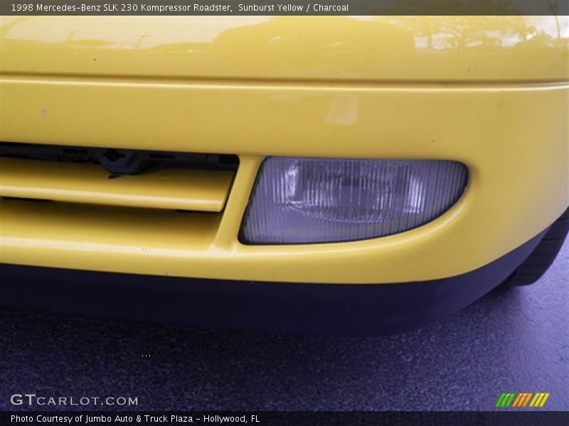 Sunburst Yellow / Charcoal 1998 Mercedes-Benz SLK 230 Kompressor Roadster