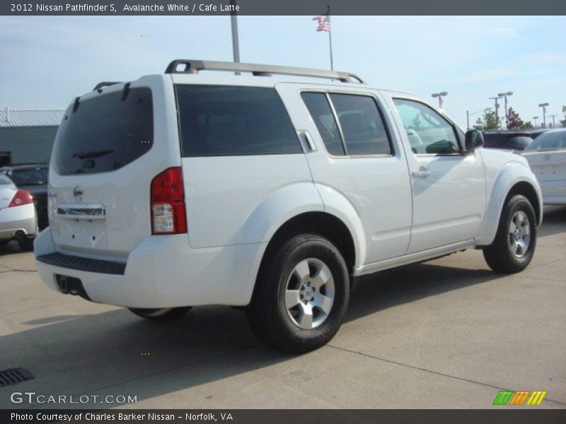 Avalanche White / Cafe Latte 2012 Nissan Pathfinder S