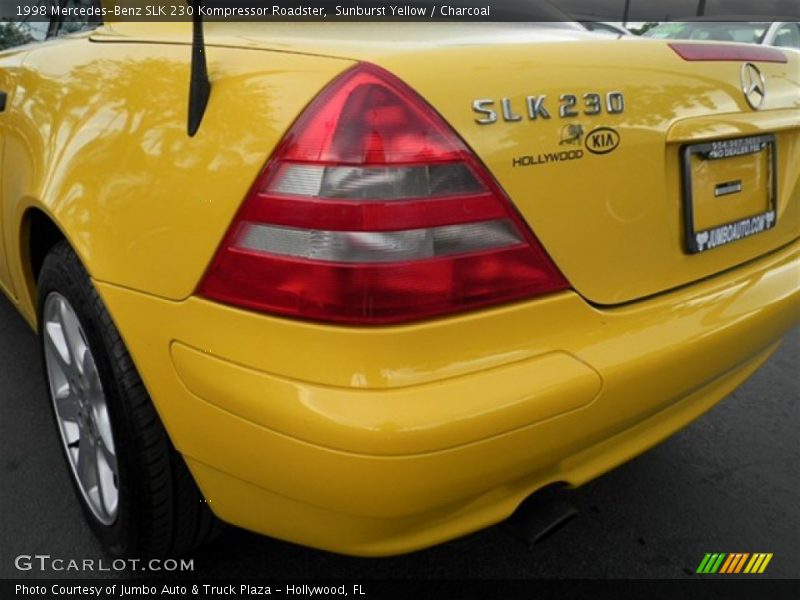 Sunburst Yellow / Charcoal 1998 Mercedes-Benz SLK 230 Kompressor Roadster