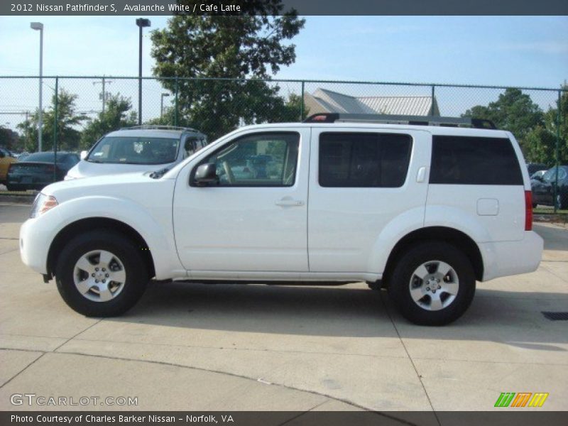 Avalanche White / Cafe Latte 2012 Nissan Pathfinder S