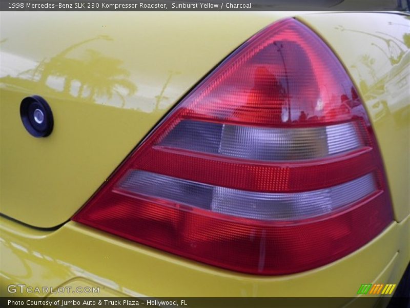 Sunburst Yellow / Charcoal 1998 Mercedes-Benz SLK 230 Kompressor Roadster