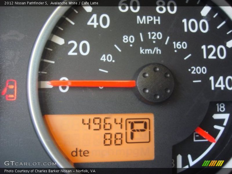 Avalanche White / Cafe Latte 2012 Nissan Pathfinder S