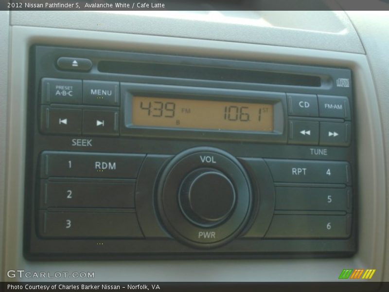 Avalanche White / Cafe Latte 2012 Nissan Pathfinder S
