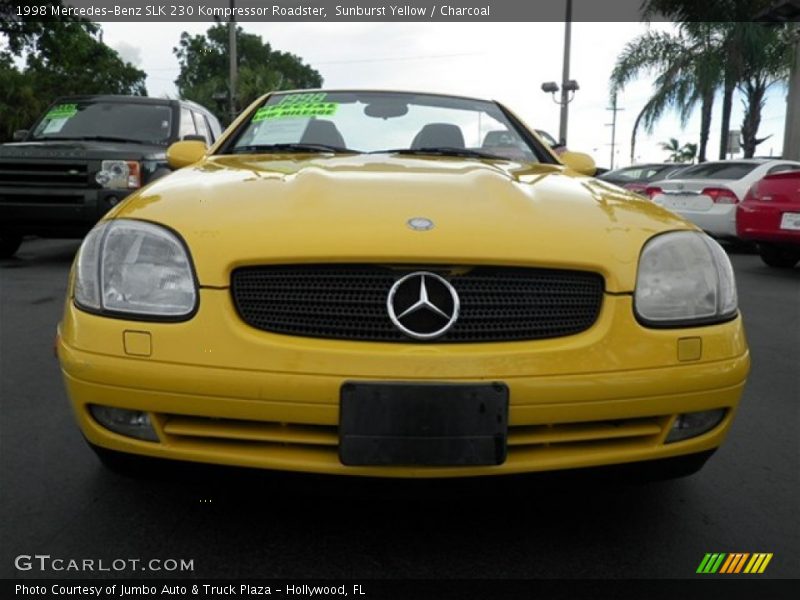 Sunburst Yellow / Charcoal 1998 Mercedes-Benz SLK 230 Kompressor Roadster