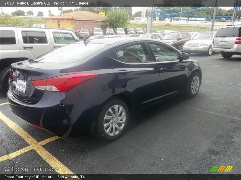 Indigo Night / Beige 2013 Hyundai Elantra GLS