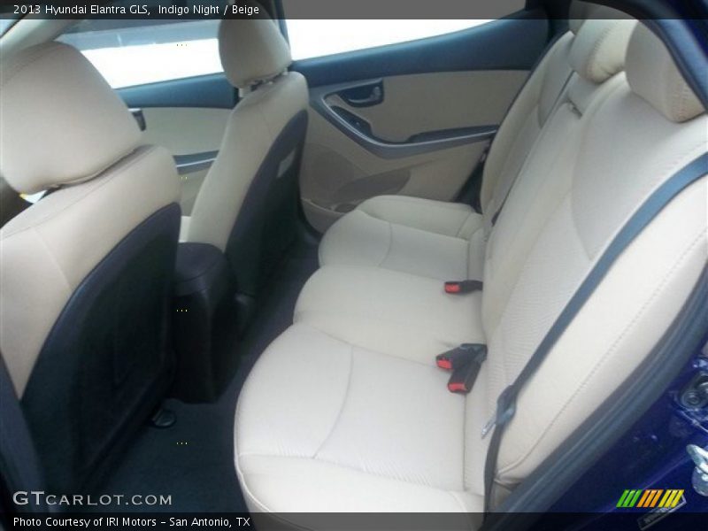 Indigo Night / Beige 2013 Hyundai Elantra GLS