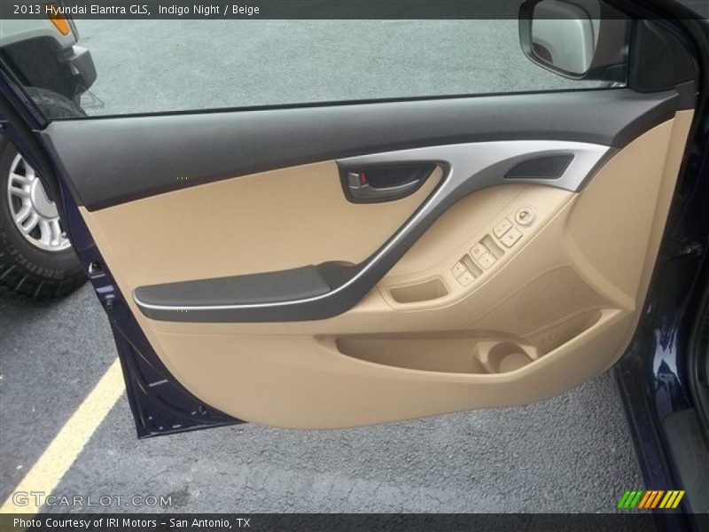 Indigo Night / Beige 2013 Hyundai Elantra GLS