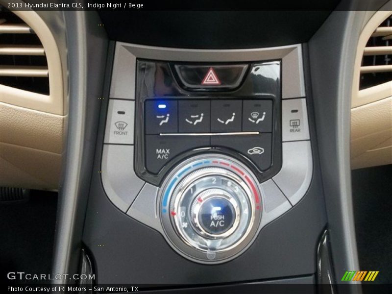Indigo Night / Beige 2013 Hyundai Elantra GLS