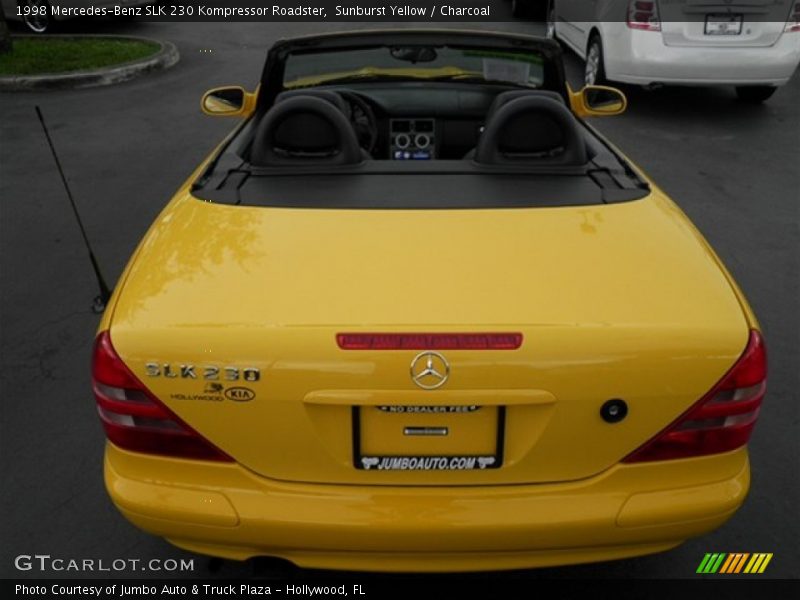 Sunburst Yellow / Charcoal 1998 Mercedes-Benz SLK 230 Kompressor Roadster