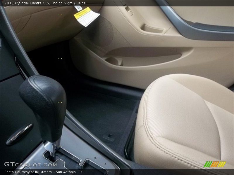 Indigo Night / Beige 2013 Hyundai Elantra GLS