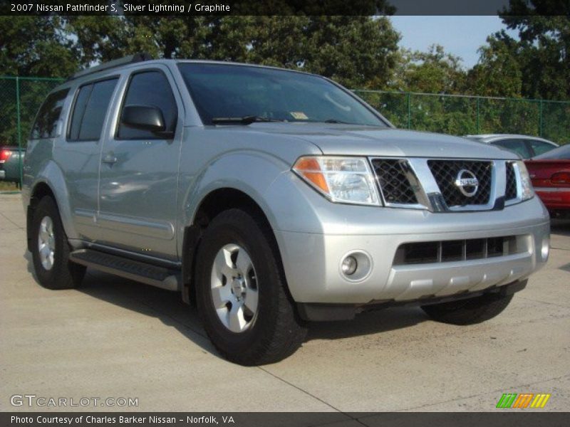 Silver Lightning / Graphite 2007 Nissan Pathfinder S