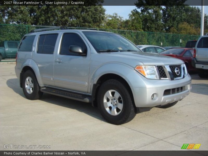 Silver Lightning / Graphite 2007 Nissan Pathfinder S