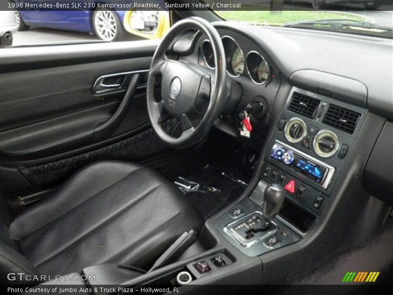 Sunburst Yellow / Charcoal 1998 Mercedes-Benz SLK 230 Kompressor Roadster