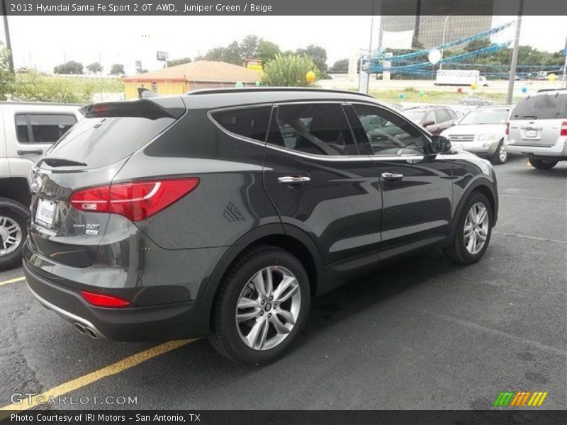 Juniper Green / Beige 2013 Hyundai Santa Fe Sport 2.0T AWD