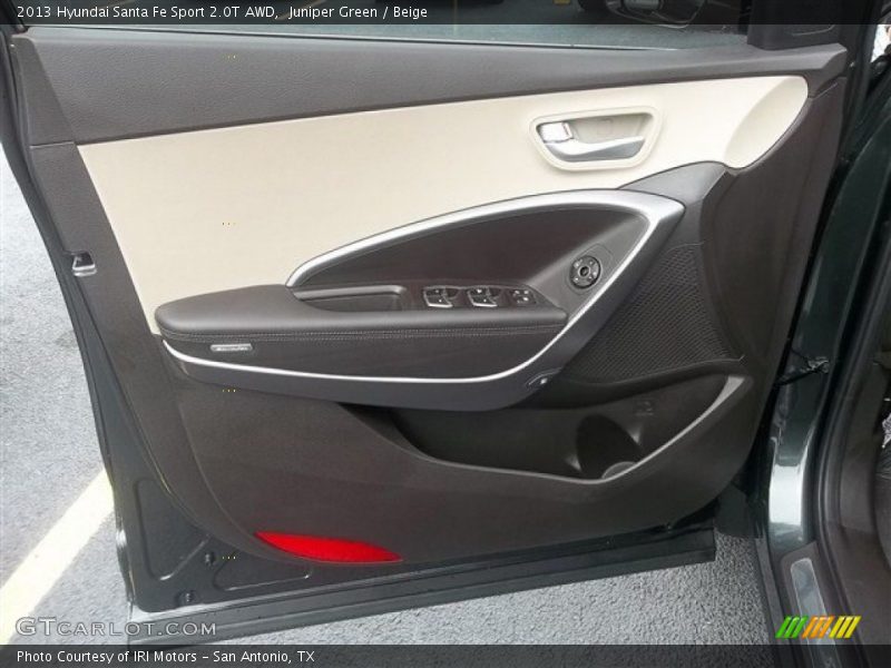 Juniper Green / Beige 2013 Hyundai Santa Fe Sport 2.0T AWD