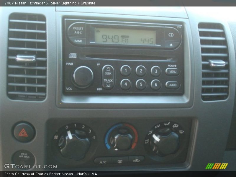 Silver Lightning / Graphite 2007 Nissan Pathfinder S
