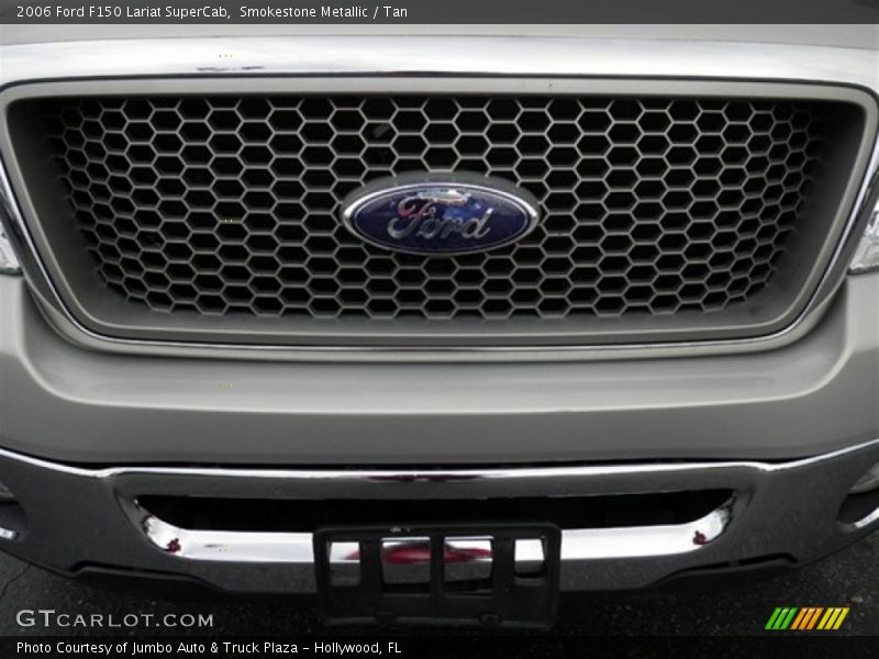 Smokestone Metallic / Tan 2006 Ford F150 Lariat SuperCab