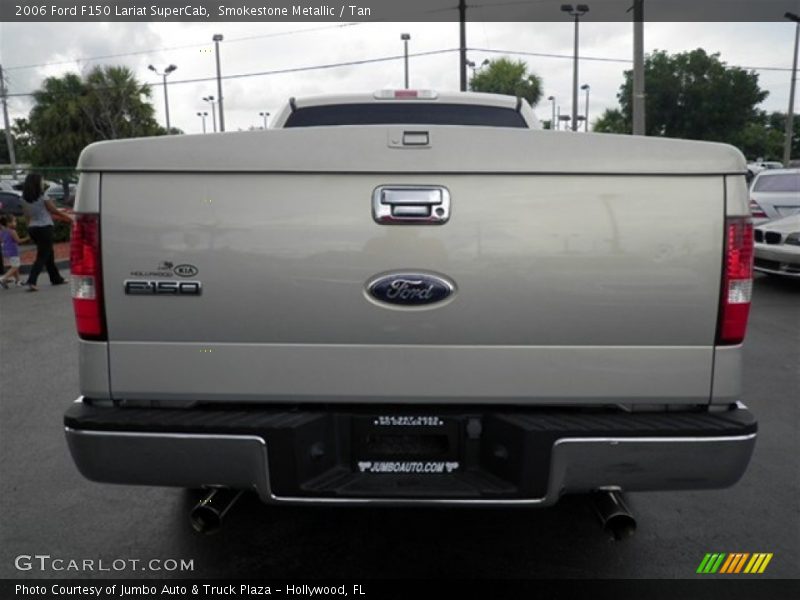 Smokestone Metallic / Tan 2006 Ford F150 Lariat SuperCab
