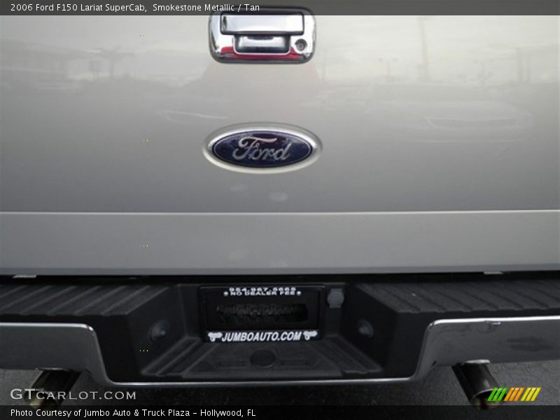 Smokestone Metallic / Tan 2006 Ford F150 Lariat SuperCab