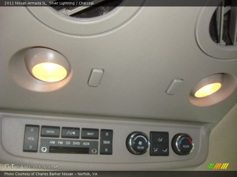 Silver Lightning / Charcoal 2011 Nissan Armada SL