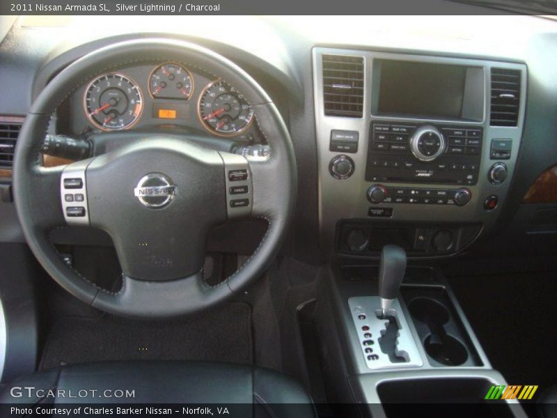 Silver Lightning / Charcoal 2011 Nissan Armada SL