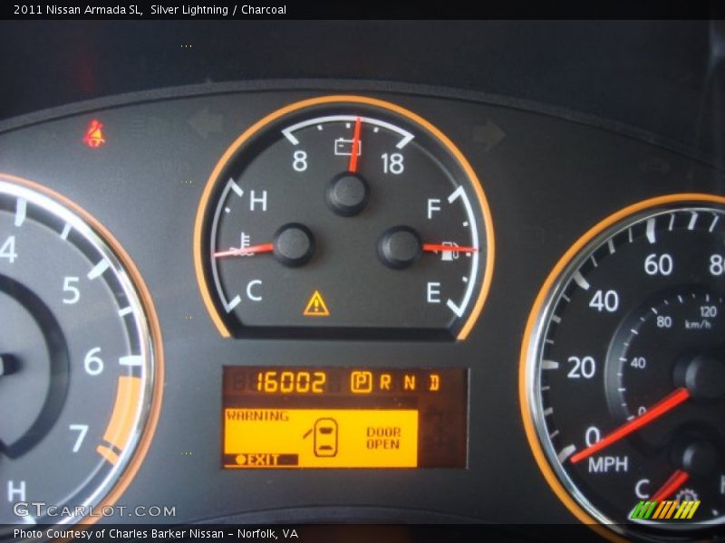 Silver Lightning / Charcoal 2011 Nissan Armada SL