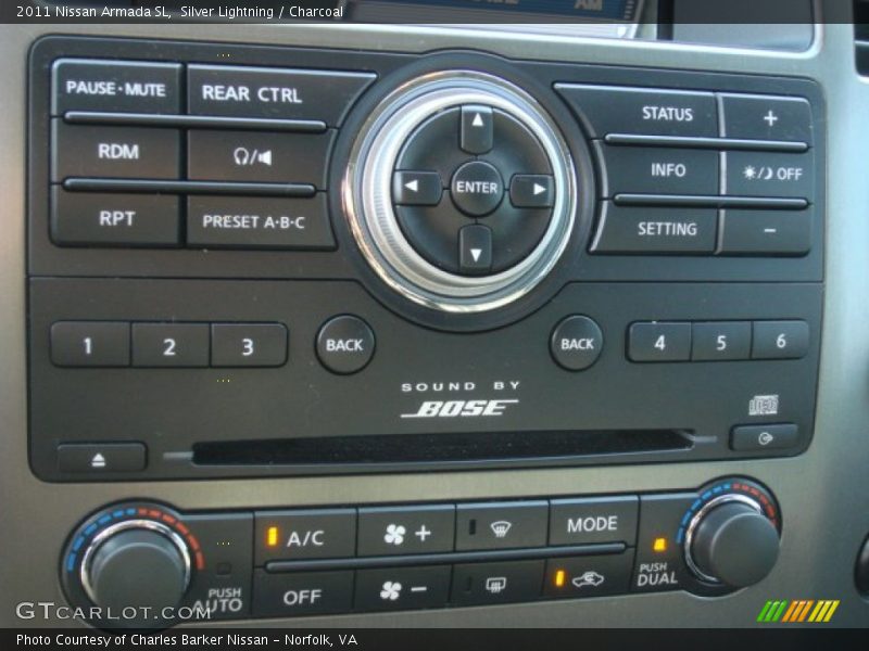 Silver Lightning / Charcoal 2011 Nissan Armada SL